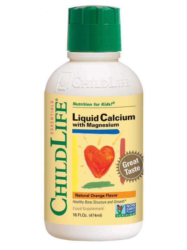 Liquid Calcium with Magnesium Natural Orange Flavour 474ml