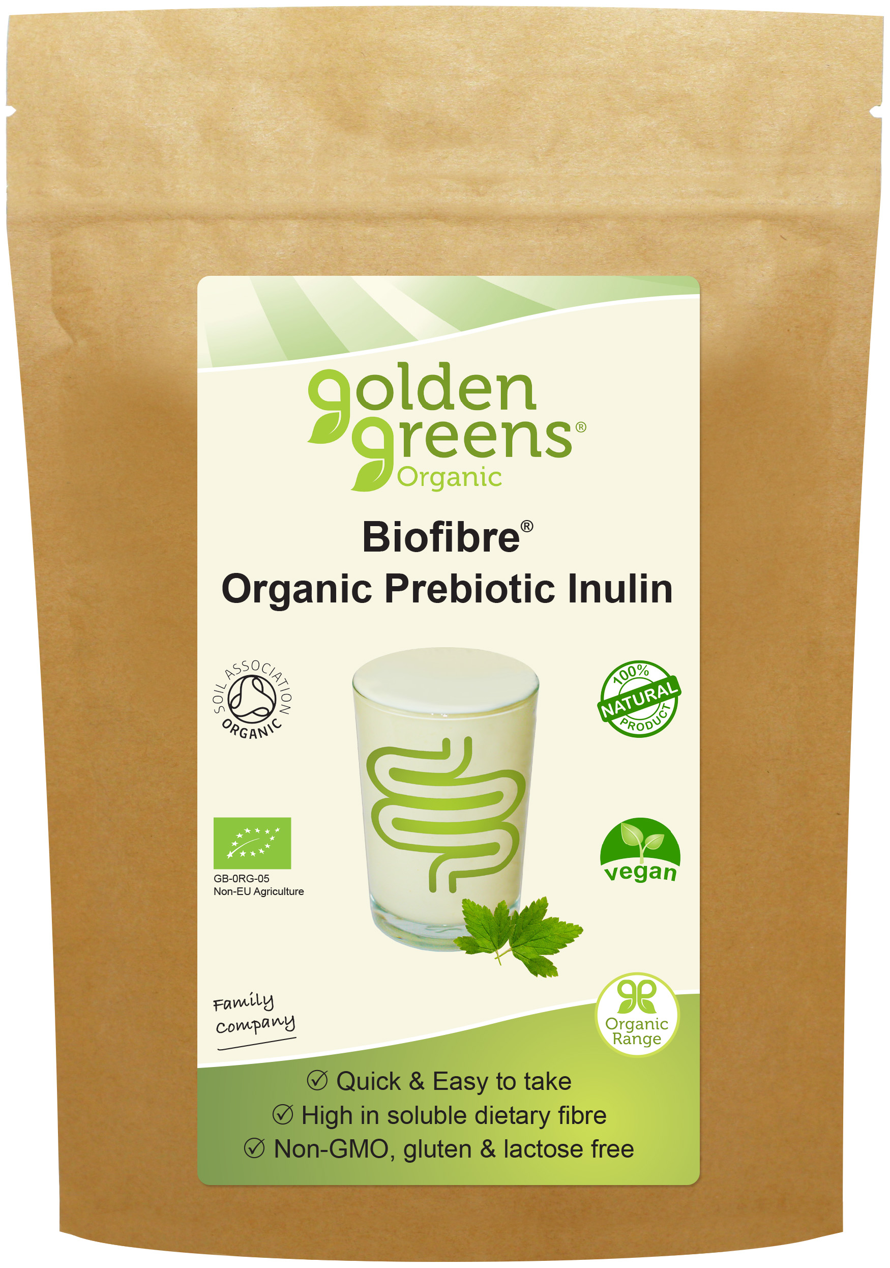 Biofibre Organic Prebiotic Inulin 250g