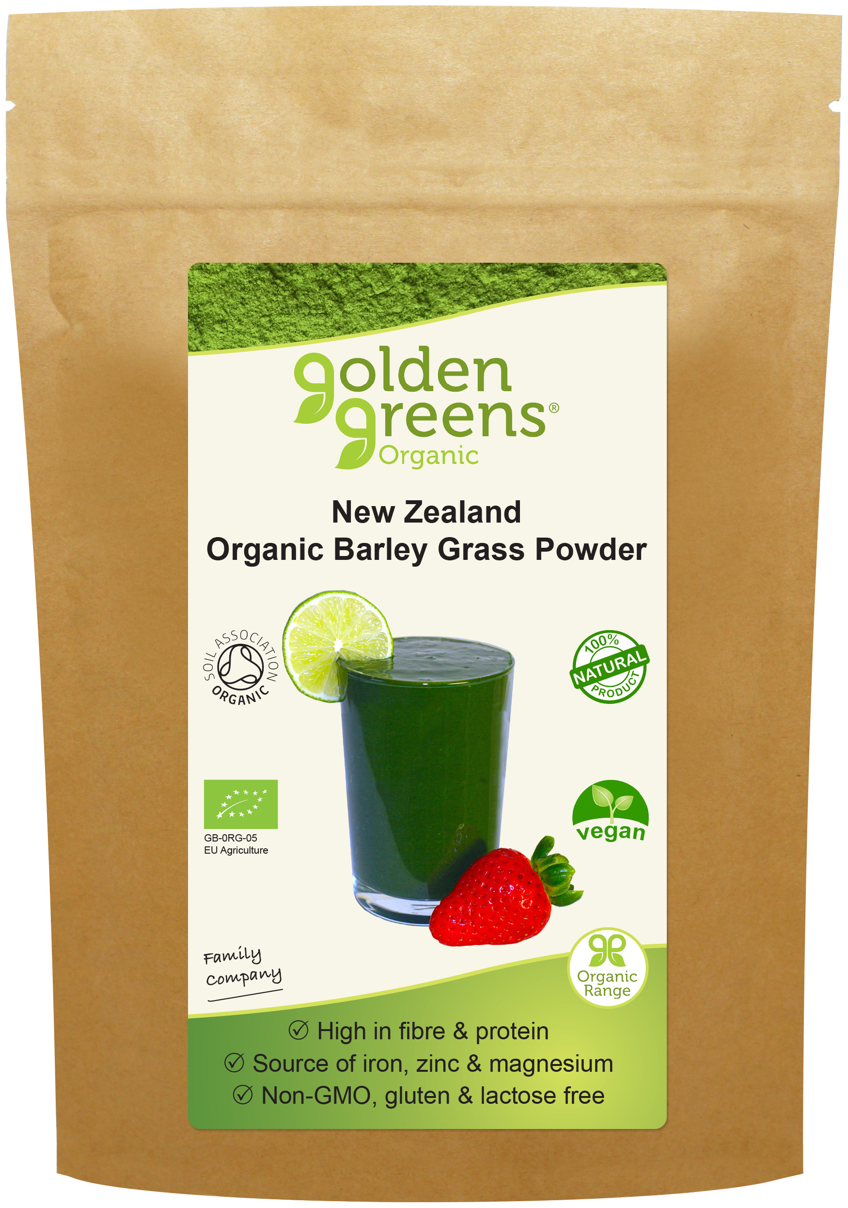 New Zealand Organic Barley Grass Powder 200g