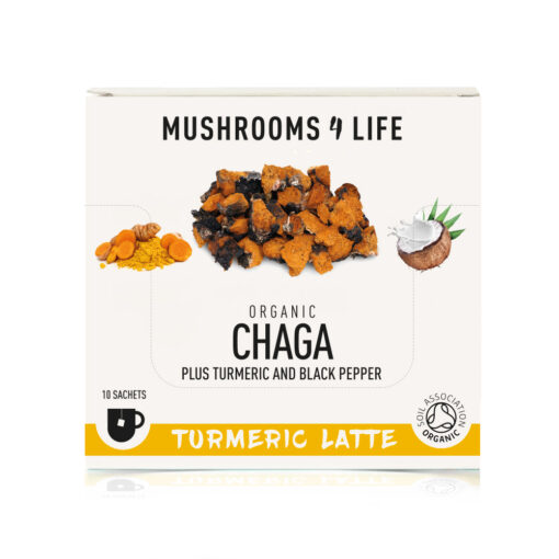 Organic Chaga Turmeric Latte 10's