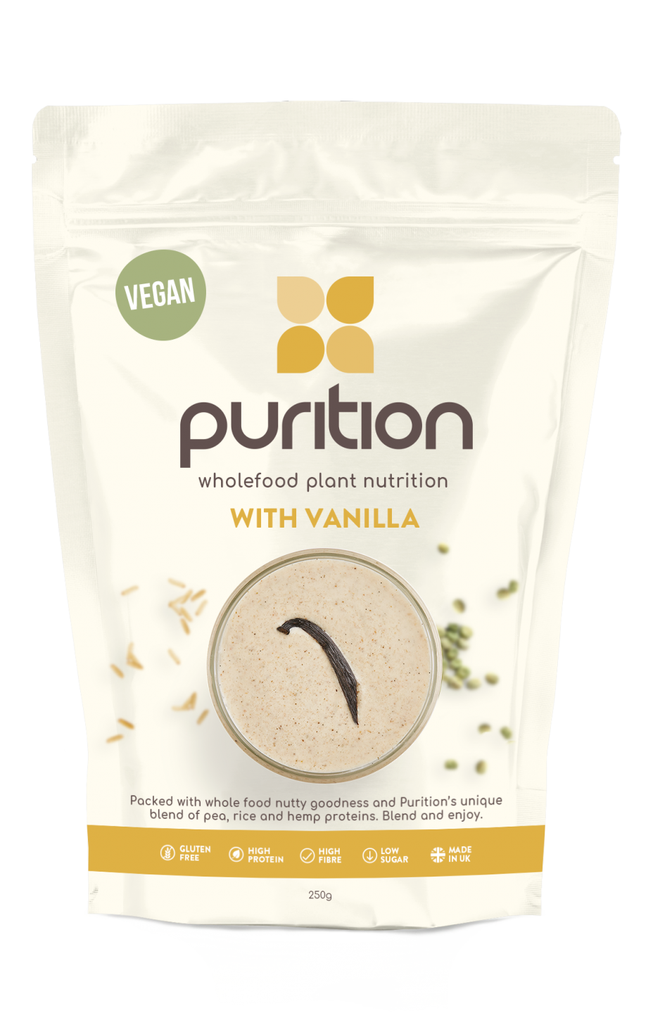 VEGAN Wholefood Plant Nutrition With Vanilla 250g